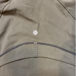 Lululemon  Define Track Jacket Luon Size 4 Olive Brown/Black Full Zip Yoga Run Photo 6