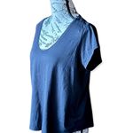 AYR Womens  Black V Neck Short Sleeve Pullover T Shirt M Photo 2