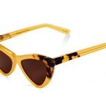 Pared piccolo and grande sharp cat eye Sunglasses Yellow Photo 5