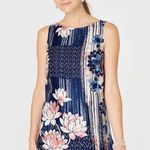 J.Jill Pure Jill Linen Floral Lotus Flower Sleeveless Tunic Top size M Medium Photo 10