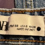 ZARA  Distressed Light Wash Mom Jeans Size 6 Photo 9