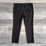 Ann Taylor Side Zip Knit Ankle Pant Womens 12 (34.5X27) Mid Rise Black Trouser Photo 1