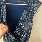 Ivanka Trump  Dress Size Small V-neck Sleeveless Fully Lined, side zipper Navy Photo 9