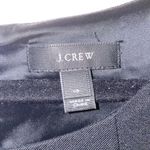 J.Crew Size 10 Black Sheath Dress 100% Wool Sleeveless High Neck Photo 4