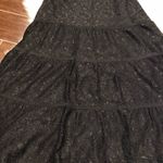 Bandolino  black bohemian mesh lace skirt sz 6 Photo 1