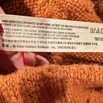 Free People  BEACH PULLON SHORTS Textured Knit Sweater in Rust S Photo 7