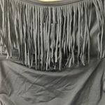 Swimsuits For All Fringe Bandeau One Piece Black Size 16 Photo 4