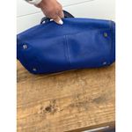 Isaac Mizrahi Limited Edition 2013 Chevy Malibu Blue Leather Purse Photo 3