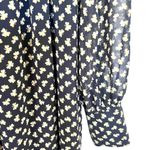 Orla Kiely RARE chiffon clover shamrock ditsy print midi dress size 6 Photo 3