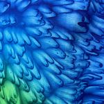 Kaftan Dress One Size Abstract Print Women Blue Green Maxi Beachy Lounge Relaxed Photo 8