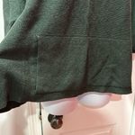 Pure Jill Knit Sweater Olive Green Silk Wool Blend Pullover Front Pocket M Size M Photo 2