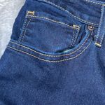 Levis 725 High Rise Bootcut Jeans Womens 28 Blue Dark Wash Denim Classic Modern Size 28W Photo 15