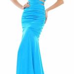 colors dress Colors 2693 Turquoise Blue Cut Out Formal/ Prom Dress Photo 0