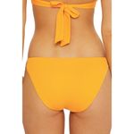 Becca  Bikini Bottom Hipster Tab Side Embroidered Yellow XL Photo 1