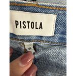 Pistola Cassie High Rise Straight Crop Jeans Baja Distressed Size 28 Photo 3