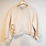 Topshop Cream Sweatshirt - Size Medium Photo 0