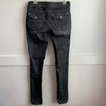 Mek Denim  Coated Gray Bulgan Cigarette Jeans Photo 1