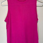 Old Navy UltraLite Mesh-Stripe Performance Tank Top Go Dry Flamingo Pink Small Photo 0