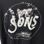 Urban Outfitters Distressed Sons Music Tee Medium Black Band Shirt Unisex Fit Photo 6