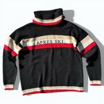 Lou & grey  Après Ski Sweater M/L Black Red Stripe Cozy Winter Photo 1