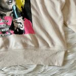 Free People  Cream Neon Blondie Show Raglan Oversized Soft Crewneck Sweats… Photo 5