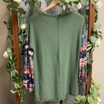 White Birch Waffle Knit Top Peasant Balloon Sleeves Size Small NWT Boho Indie Photo 5