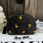 Coach X Peanuts Mini Serena Crossbody In Signature Canvas With Woodstock c4587 Photo 3