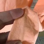 Vintage peach orange long sleeve pullover gold cactus graphic top ONE SIZE Size L Photo 11