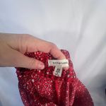 Max Studio Red Printed Wide Leg Pull On Boho Pant Lightweight Size XS Photo 6