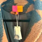 Anthropologie NWT RARE  Vilagallo Rashida Zebra-Striped Coat, Brown | Size 6 Photo 9