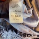 Venus  Purple Lilac Lace Full Zip Dress Blouse, Size L, EUC Photo 8