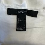 Forever 21  White‎ Satin Slip Dress Lace Bust Mini Dress Women’s Size Large L Photo 1