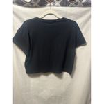 Gymshark NWT  Women's Black Training Cropped T-shirt Size Large Photo 3
