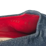 Donald J Pliner Block Heel Denim Mules Womens 6 Blue‎ Jean Slip On Loafers Blue Photo 3