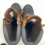 Polar Edge Womens 6 Duck Boots‎ Laced Navy Tan Upper Thermolite Insulation Steel Blue Photo 6
