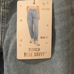 Blue Savvy Slouch Mom Fit Jeans - Juniors size 5 Photo 8