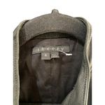 Theory  Assymetrical Leather Silk Tweed Rainbow Moto Jacket Size 4 Photo 5