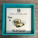 House of Harlow 1960 Gold Plated Double Teardrop Ring ✨ Photo 1