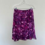Connected Apparel  purple pink skirt‎ women size medium boho vintage floral girly Photo 1