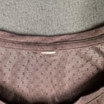 Under Armour  Shirt Womens Large Pink Relaxed Mesh Short Sleeve Athletic Top Photo 3