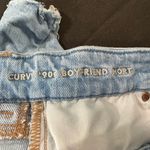 American Eagle American Eagle Outfitters Women's Distressed Light Blue Jean Shorts Photo 3