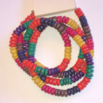 Forever 21 Colorful Wooden Beaded Boho Necklace Photo 0