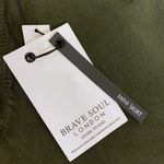 ASOS NWT Brave Soul London "Brett" Army Green Denim Hip Tease Mini Skirt Photo 2