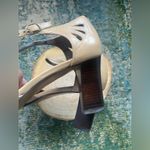 Etienne Aigner Vintage 90s Eitenne Aigner Vow tan leather ankle strap mary janes, size 8.5M Photo 7