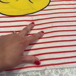 Disney Vintage Mickey Mouse Double Sided Striped Dress  Pajama Shirt Photo 8