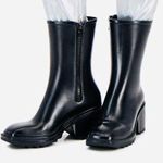 INC Women's Everett Rain Boots black size 8 Photo 4