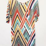 Hot & Delicious  Multicolor Striped Dress Photo 0