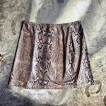 American Vintage Snake Print Ultra Mini Skirt Photo 2