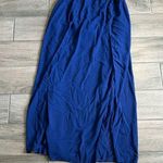 SheIn maxi sheer blue skirt with shorts underneath Photo 0