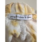 Young Fabulous and Broke  Yellow Tie Dye Blouse XS Photo 4